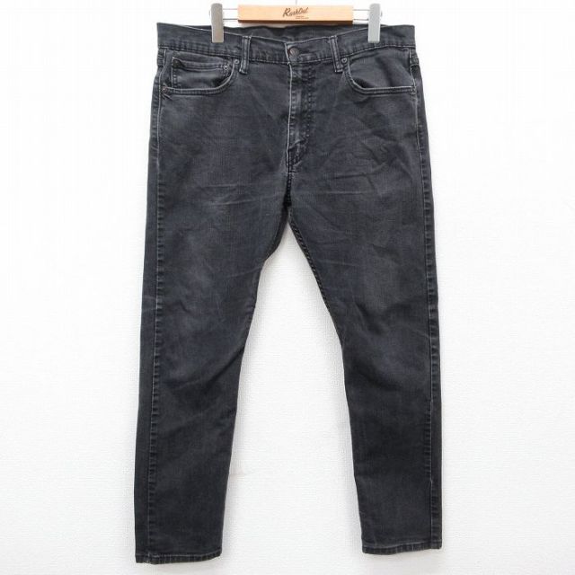 古着通販 W35☆古着 リーバイス Levis 512 ジーンズ メンズ 黒 デニム