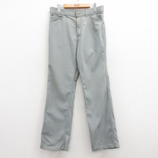 W35★古着 リーバイス Levis パンツ メンズ 80年代 80s USA製 グレー系 25feb12 中古 ボトムス ロング