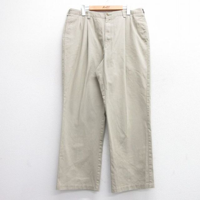 トミーヒルフィガー パンツ ベージュ W37 | 古着