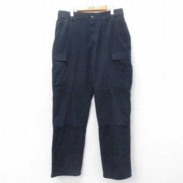W35★古着 5.11 タクティカル カーゴ パンツ メンズ リップストップ 紺 ネイビー 25feb28 中古 ボトムス ロング