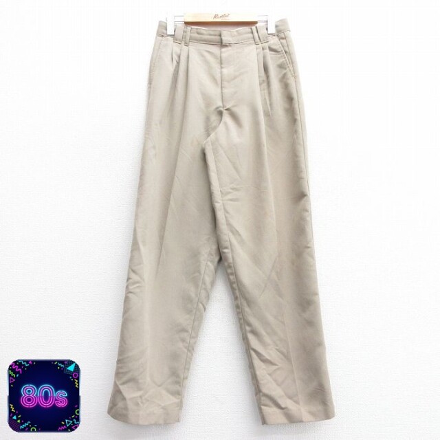 【50%OFF】80s パンツ タロン ベージュ W29 | 古着