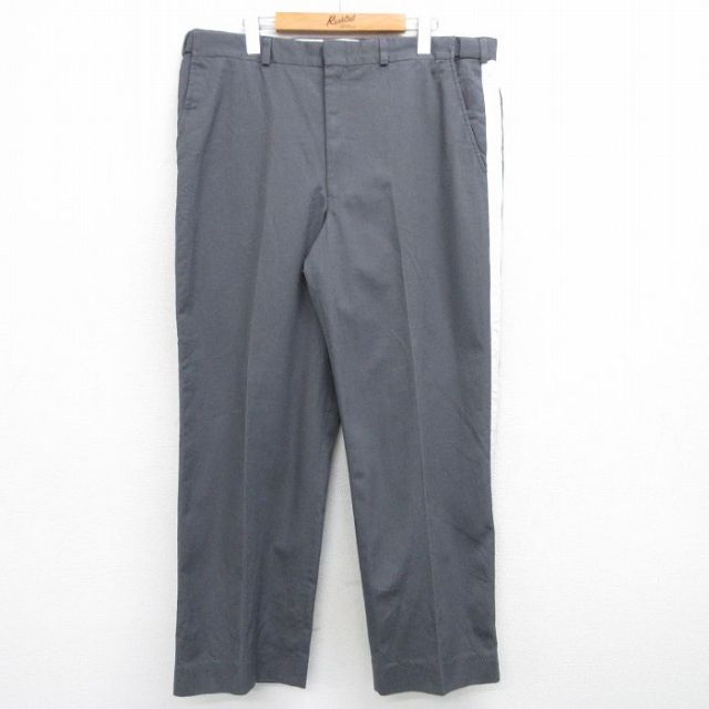 【20%OFF】W39★古着 パンツ メンズ 90年代 90s グレー他 25mar01 中古 ボトムス ロング