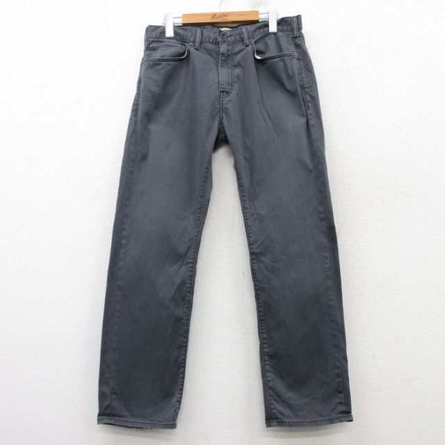 W32★古着 ドッカーズ パンツ メンズ グレー 25mar01 中古 ボトムス ロング