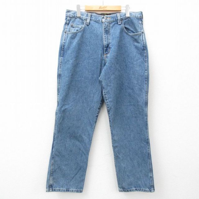 【50%OFF】W34★古着 レッドヘッド ジーンズ メンズ 00年代 00s コットン 紺 ネイビー デニム 25mar01 中古 ボトムス ジーパン Gパン ロング パンツ