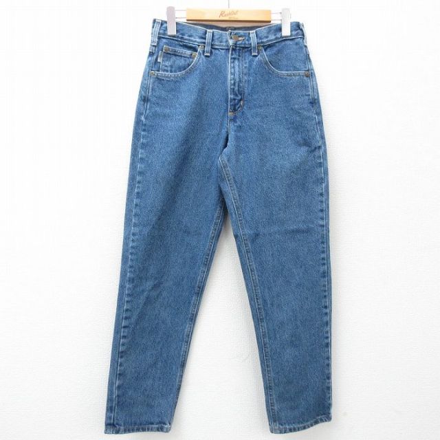 【50%OFF】W29★古着 カーハート Carhartt ジーンズ メンズ コットン 紺 ネイビー デニム 25mar03 中古 ボトムス ジーパン Gパン ロング パンツ