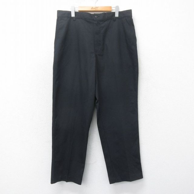W37★古着 レッドキャップ ワーク パンツ メンズ 00年代 00s 黒 ブラック 25mar06 中古 ボトムス ロング
