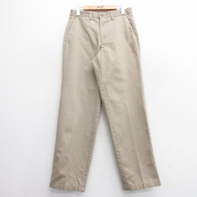W30★古着 ドッカーズ パンツ メンズ コットン ベージュ カーキ 25mar07 中古 ボトムス ロング