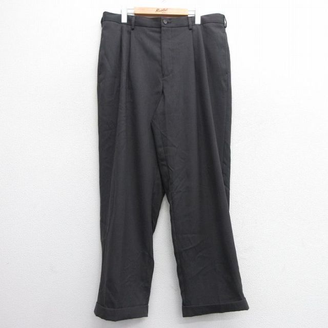 【50%OFF】W36★古着 パンツ メンズ 茶系 ブラウン 25mar07 中古 ボトムス ロング