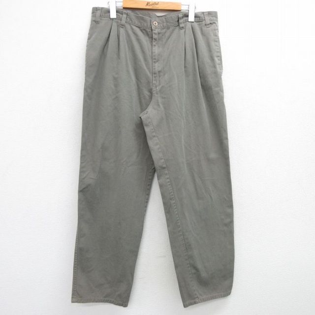 【50%OFF】W35★古着 ジョーダッシュ パンツ メンズ 薄緑 グリーン 25mar08 中古 ボトムス ロング