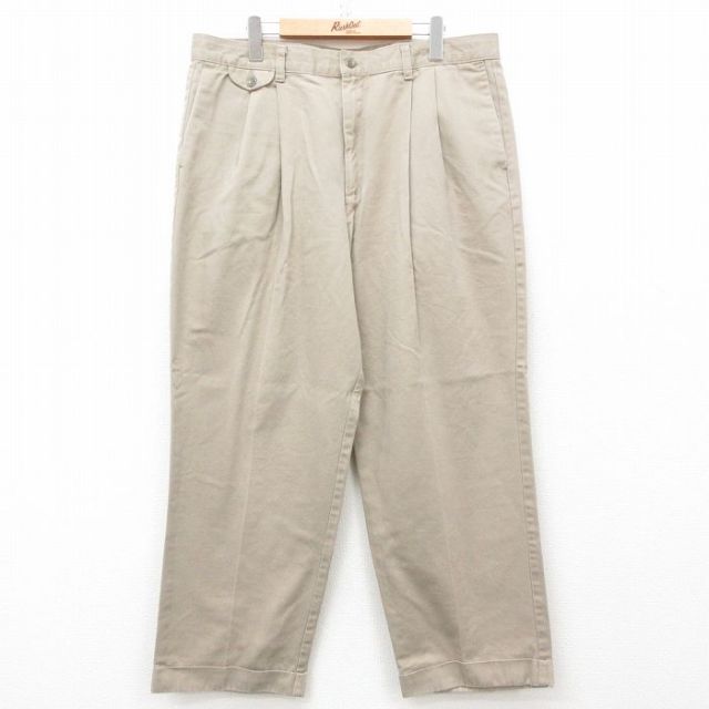 W37★古着 ドッカーズ パンツ メンズ ベージュ カーキ 25mar11 中古 ボトムス ロング