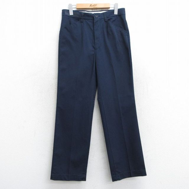 W31★古着 レッドキャップ ワーク パンツ メンズ 00年代 00s 紺 ネイビー 25mar11 中古 ボトムス ロング