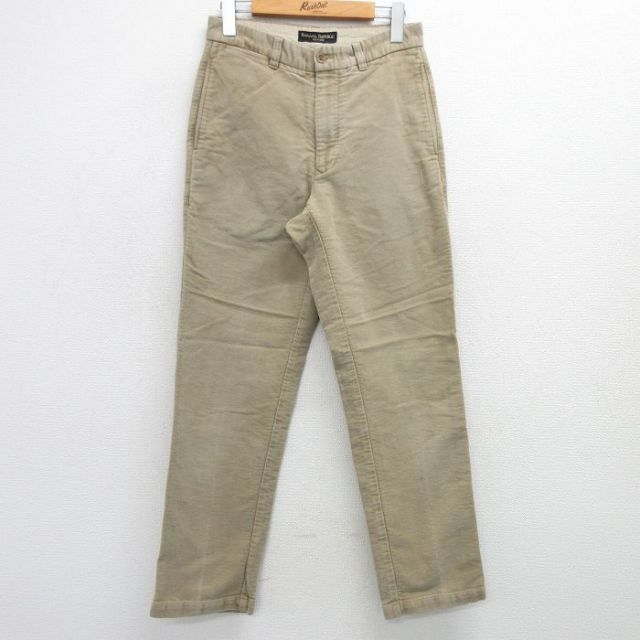 W29★古着 バナナリパブリック BANANA REPUBLIC パンツ メンズ コットン ベージュ カーキ 25mar12 中古 ボトムス ロング