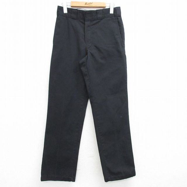 古着通販 W29☆古着 ディッキーズ ワーク パンツ メンズ 874 黒