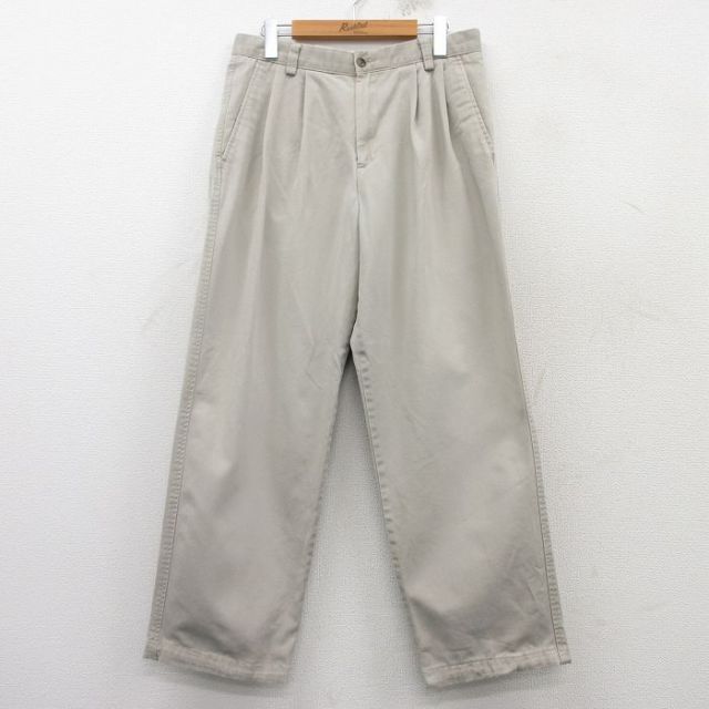 W31★古着 ドッカーズ パンツ メンズ 00年代 00s コットン ベージュ カーキ 25mar14 中古 ボトムス ロング
