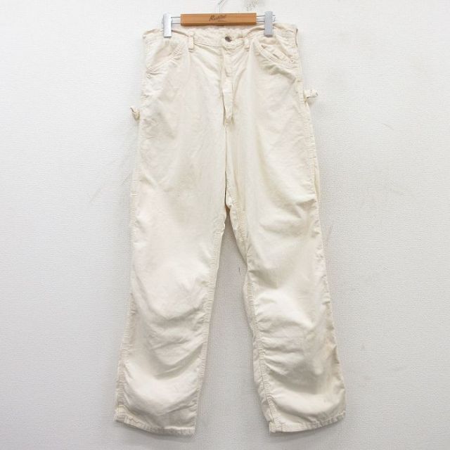 W31★古着 DEE CEE ペインター パンツ メンズ 80年代 80s 生成り 【spe】 25mar14 中古 ボトムス ロング