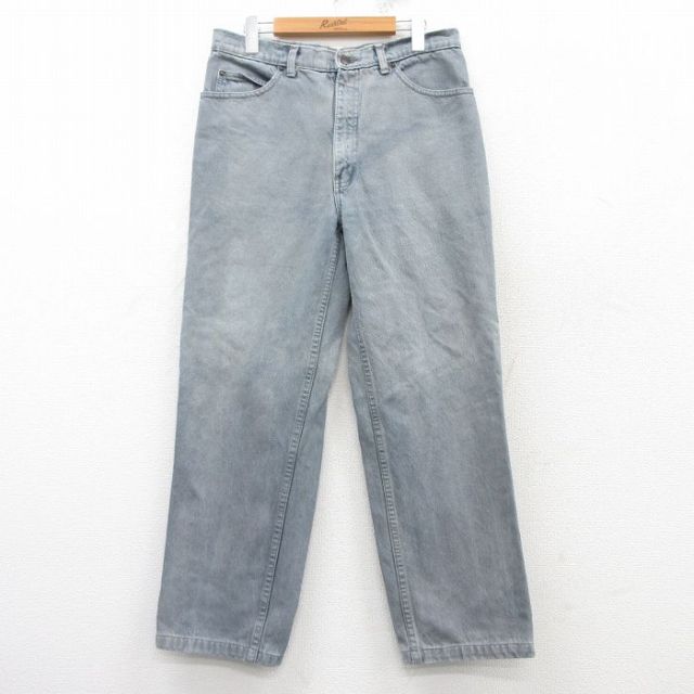 W32★古着 マルボロ ジーンズ メンズ 00年代 00s コットン 紺 ネイビー デニム 【spe】 25mar17 中古 ボトムス ジーパン Gパン ロング パンツ
