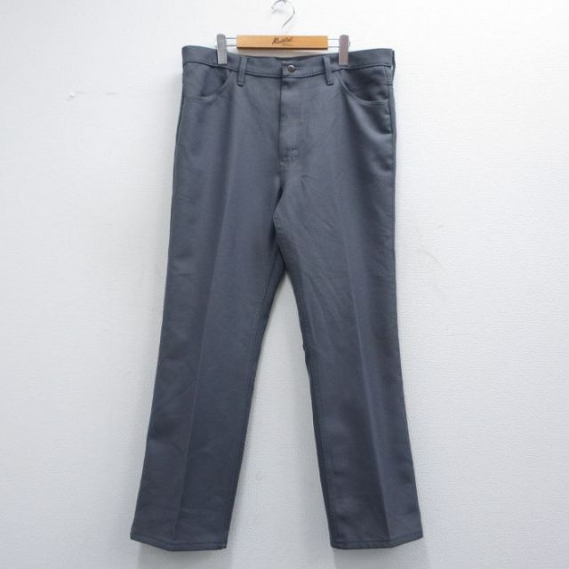 W38★古着 ラングラー Wrangler ランチャー パンツ メンズ グレー 25mar19 中古 ボトムス ロング
