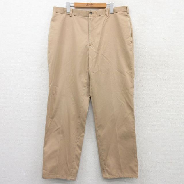 W38★古着 ブルックスブラザーズ BROOKS BROTHERS ブランド チノ パンツ チノパン メンズ 00年代 00s コットン ベージュ系 カーキ 25mar19 中古 ボトムス ロング