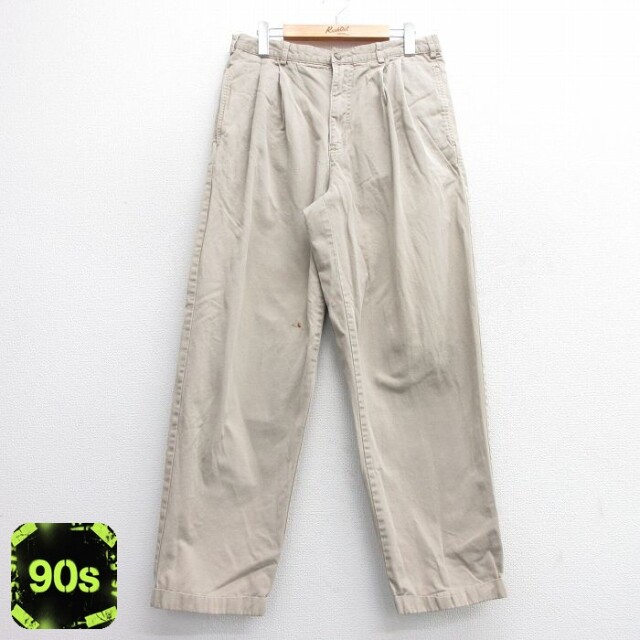 【50%OFF】ギャップ 90s パンツ ベージュ W33 | 古着