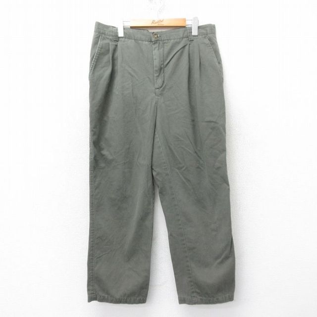 W36 パンツ グリーン | 古着