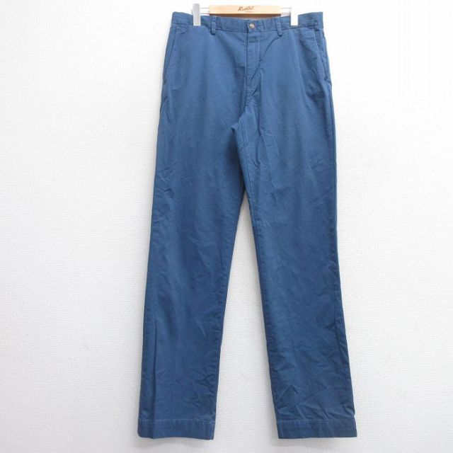【20%OFF】W33★古着 ラルフローレン Ralph Lauren ブランド パンツ メンズ 紺 ネイビー 25mar24 中古 ボトムス ロング