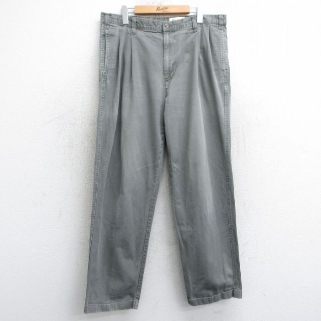 W36★古着 エディーバウアー パンツ メンズ 00年代 00s グレー 【spe】 25mar29 中古 ボトムス ロング