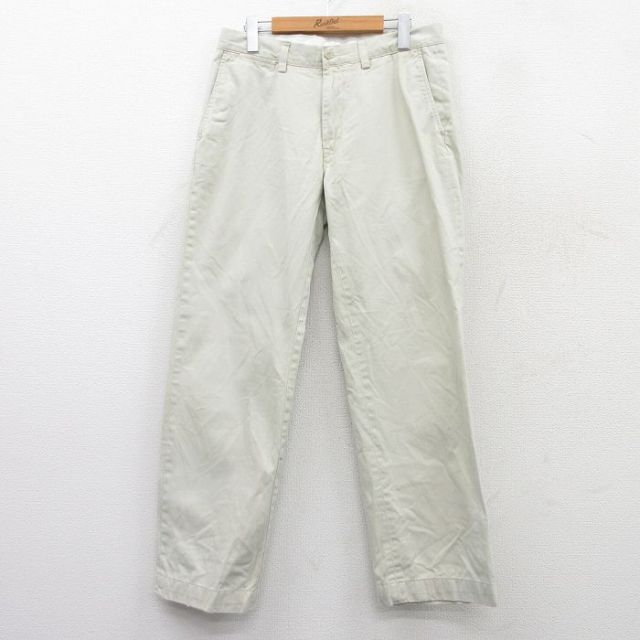 W32★古着 ラルフローレン Ralph Lauren チノ パンツ チノパン メンズ コットン ベージュ系 カーキ 25apr01 中古 ボトムス ロング