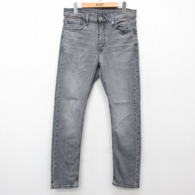 W32★古着 リーバイス Levis 510 ジーンズ メンズ 黒 ブラック デニム 25apr03 中古 ボトムス ジーパン Gパン ロング パンツ