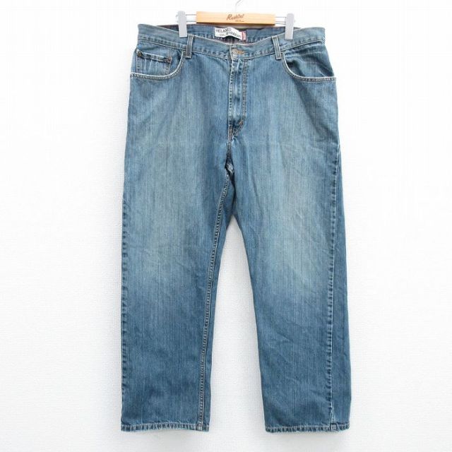 W38★古着 リーバイス Levis 559 ジーンズ メンズ コットン 紺 ネイビー デニム 25apr07 中古 ボトムス ジーパン Gパン ロング パンツ