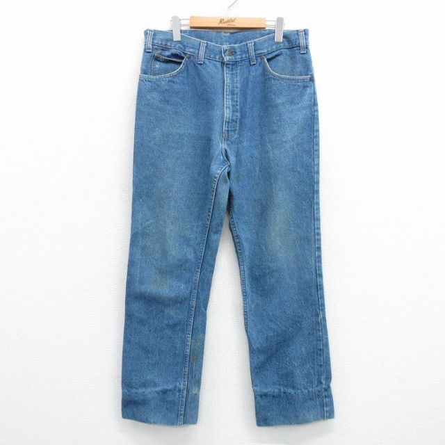 50〜60's STORE BRAND デニムパンツ W36 古着通販 W36☆古着 ジーンズ メンズ 90年代 90s コットン USA製 紺 デニム