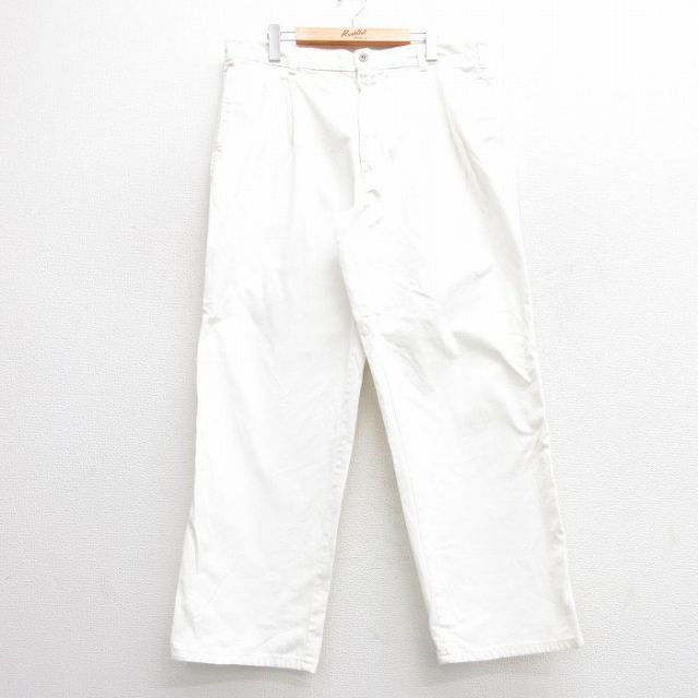 W39★古着 ドッカーズ パンツ メンズ 90年代 90s 白 ホワイト 25apr11 中古 ボトムス ロング