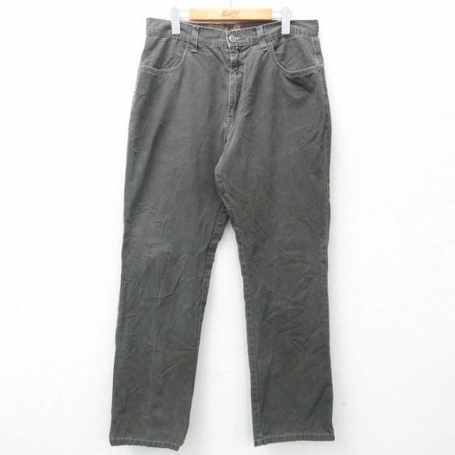 W34★古着 レッドヘッド パンツ メンズ コットン 緑系 グリーン 25apr12 中古 ボトムス ロング