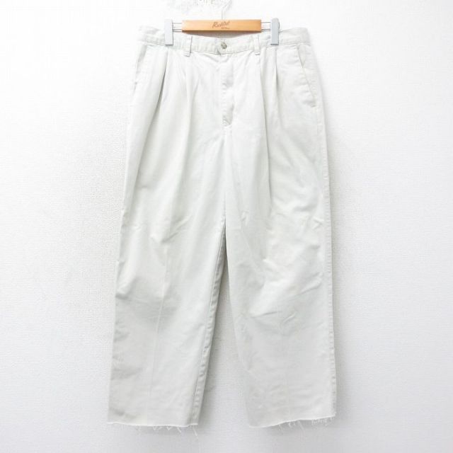 W36★古着 ドッカーズ パンツ メンズ 00年代 00s コットン 薄ベージュ カーキ 25apr14 中古 ボトムス ロング