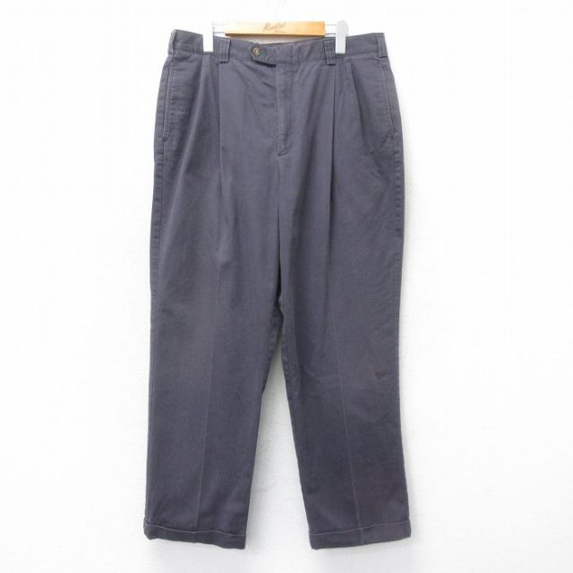 【50%OFF】トミーヒルフィガー パンツ ネイビー W36 | 古着