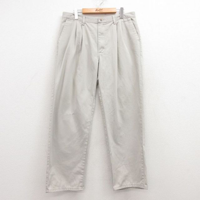 W35★古着 チノ パンツ チノパン メンズ ベージュ系 カーキ 25apr15 中古 ボトムス ロング