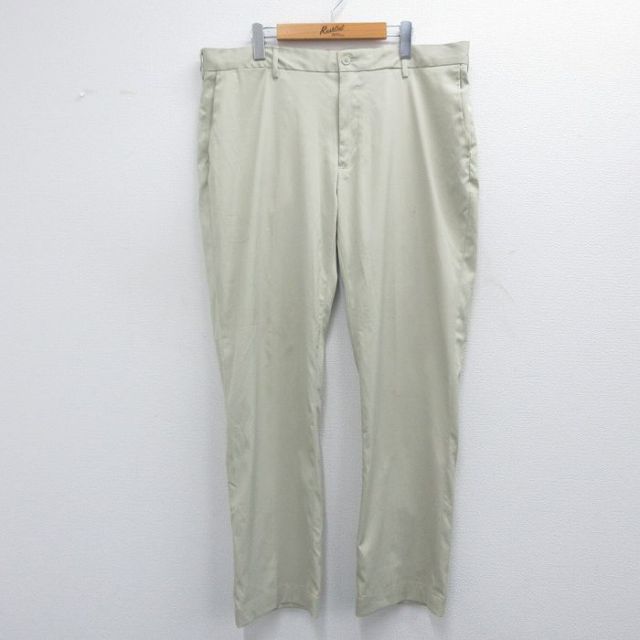 W40★古着 ラルフローレン Ralph Lauren ブランド パンツ メンズ 大きいサイズ ベージュ カーキ 25apr18 中古 ボトムス ロング