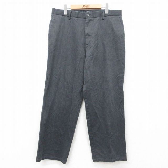 【50%OFF】W36★古着 ドッカーズ パンツ メンズ 濃グレー 25apr21 中古 ボトムス ロング