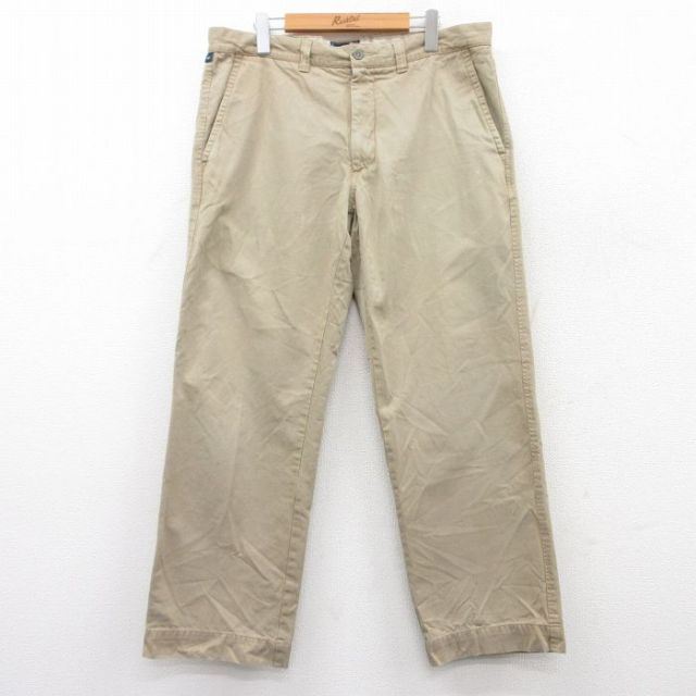 W36★古着 ドッカーズ パンツ メンズ コットン ベージュ カーキ 25apr23 中古 ボトムス ロング