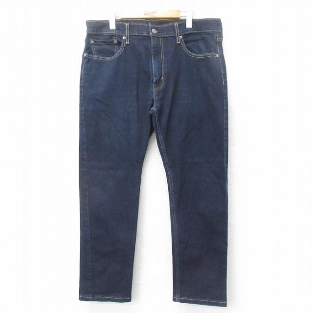 W36★古着 リーバイス Levis 502 ジーンズ メンズ 濃紺 ネイビー 【spe】 25apr23 中古 ボトムス ジーパン Gパン ロング パンツ