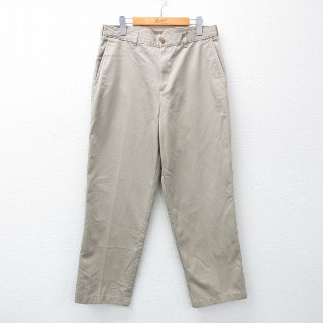 W34★古着 FARAH チノ パンツ チノパン メンズ 90年代 90s コットン ベージュ カーキ 25apr23 中古 ボトムス ロング