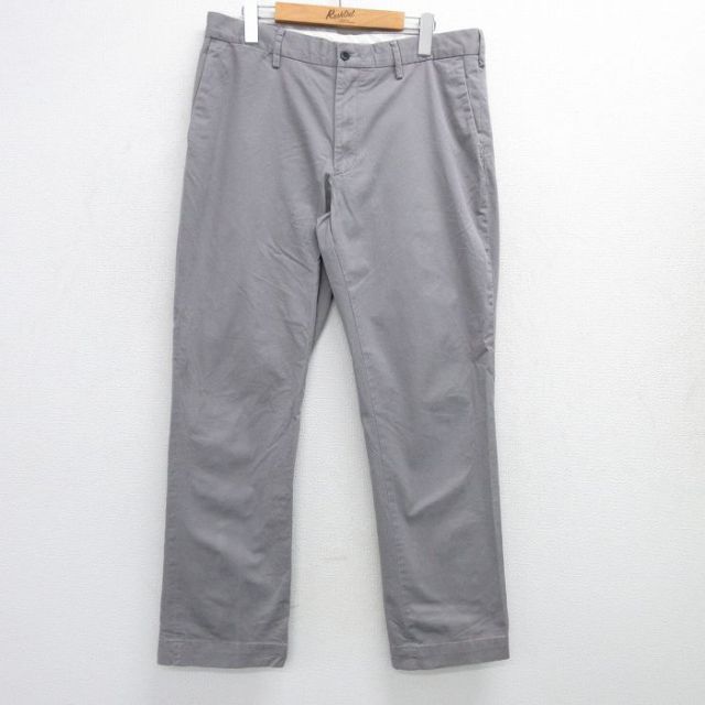 W34★古着 ラルフローレン Ralph Lauren ブランド パンツ メンズ グレー 25apr23 中古 ボトムス ロング