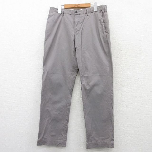 W34★古着 ラルフローレン Ralph Lauren ブランド パンツ メンズ グレー 25apr23 中古 ボトムス ロング