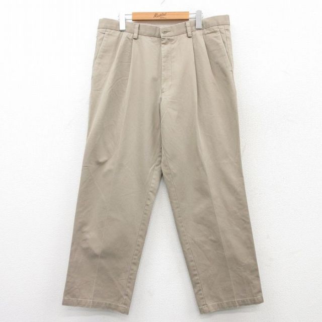 W38★古着 ドッカーズ パンツ メンズ ベージュ カーキ 25apr28 中古 ボトムス ロング