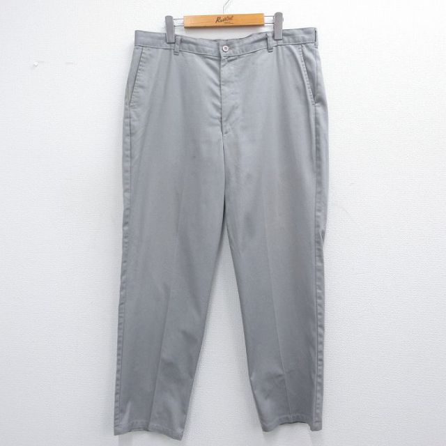 W38★古着 パンツ メンズ 80年代 80s タロン グレー 25apr30 中古 ボトムス ロング