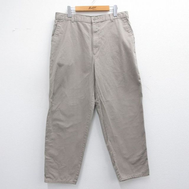 W36★古着 ドッカーズ パンツ メンズ 00年代 00s コットン ベージュ カーキ 25apr30 中古 ボトムス ロング