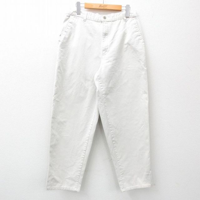 W31★古着 ドッカーズ パンツ メンズ 90年代 90s 薄ベージュ カーキ 25may07 中古 ボトムス ロング