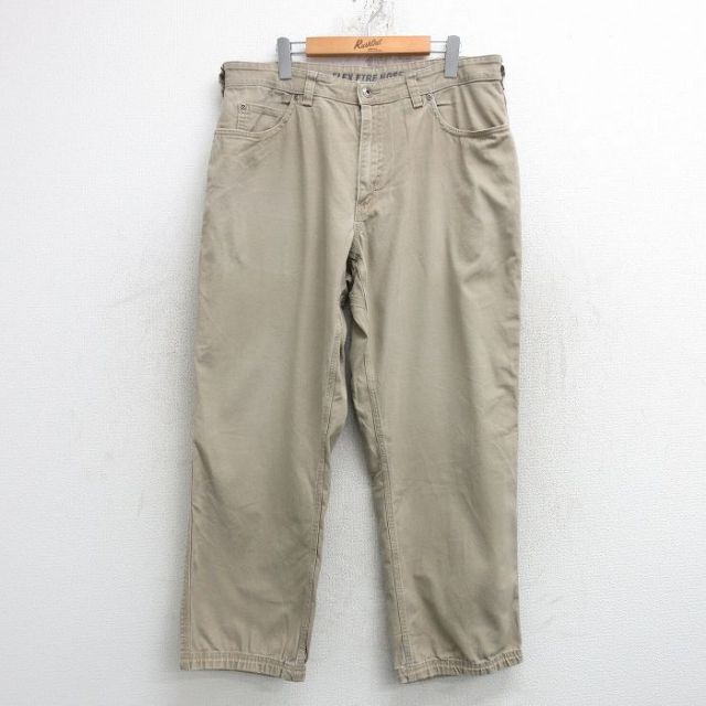 W36★古着 DULUTH パンツ メンズ ベージュ系 カーキ 25may10 中古 ボトムス ロング