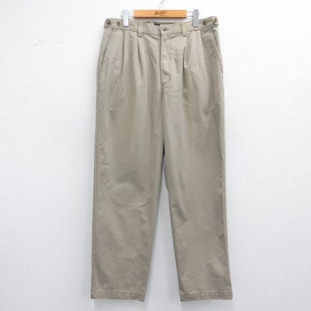 W36★古着 ドッカーズ パンツ メンズ ベージュ カーキ 25may12 中古 ボトムス ロング