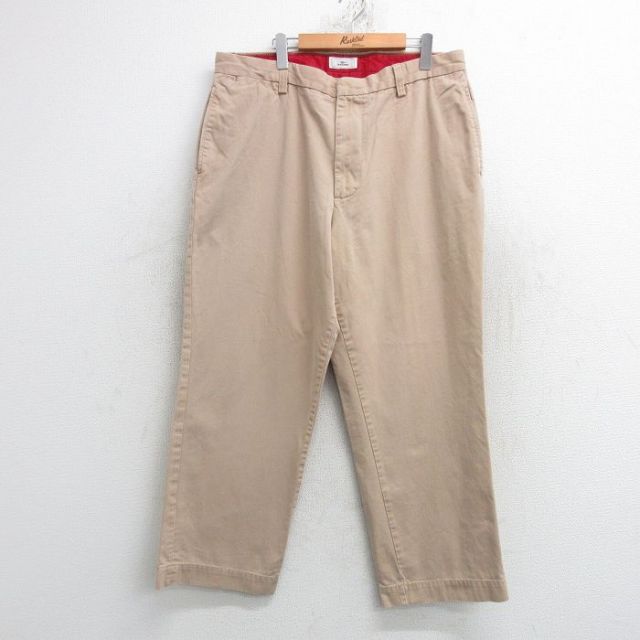【50%OFF】W38★古着 ドッカーズ パンツ メンズ コットン ベージュ カーキ 25may17 中古 ボトムス ロング