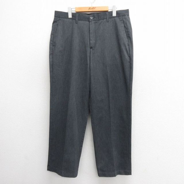 W36★古着 ドッカーズ パンツ メンズ 00年代 00s グレー 霜降り 25may26 中古 ボトムス ロング